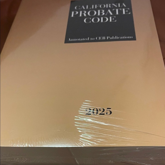 California Probate Code Annotated Book - 2025 - Picture 2 of 6